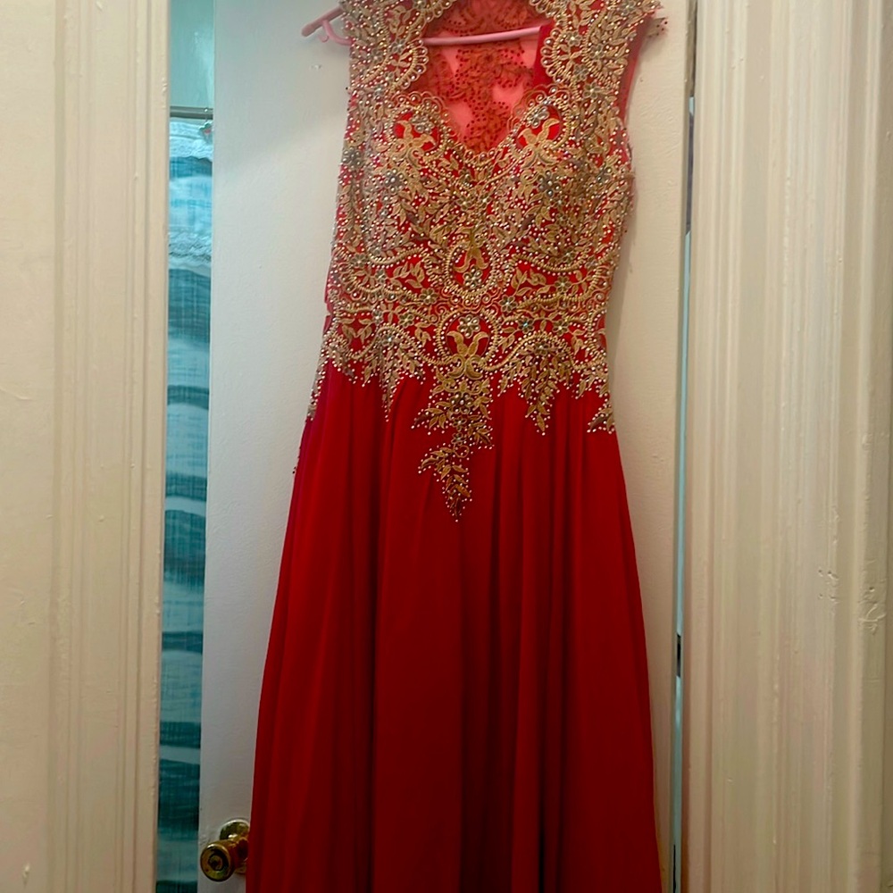 Long maxi dress size 8